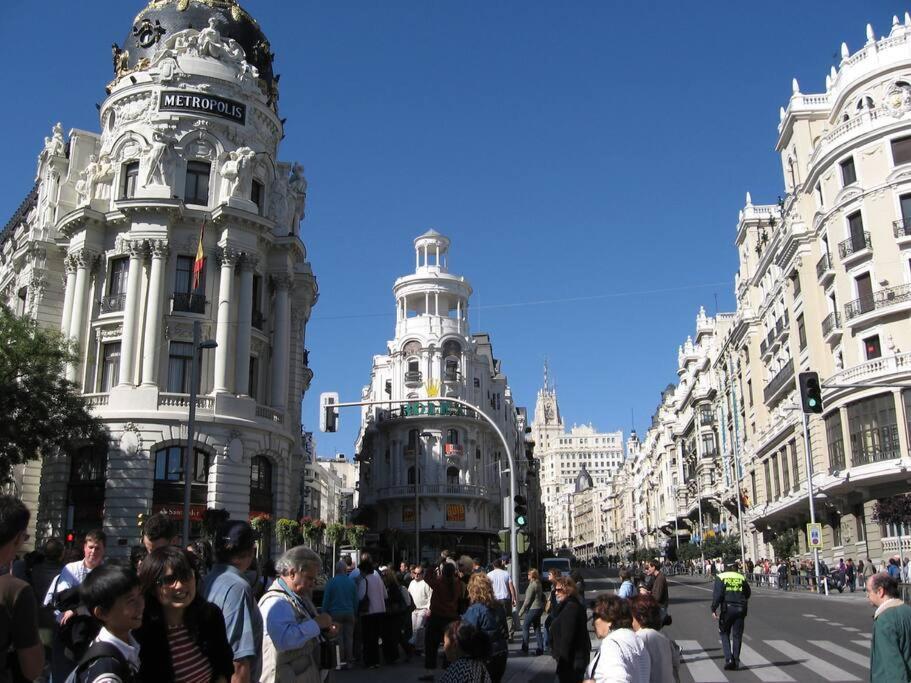 Flat For Groups 8 People In Gran Via-Cgrac4 Apartment Madrid Luaran gambar